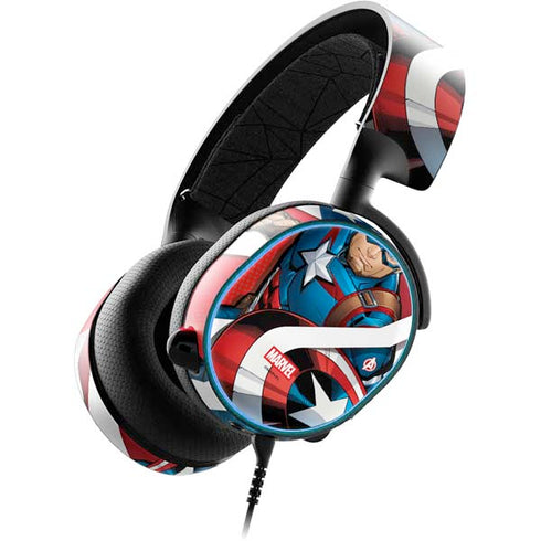 Marvel Captain America Action Pose SteelSeries Arctis 3 Skin